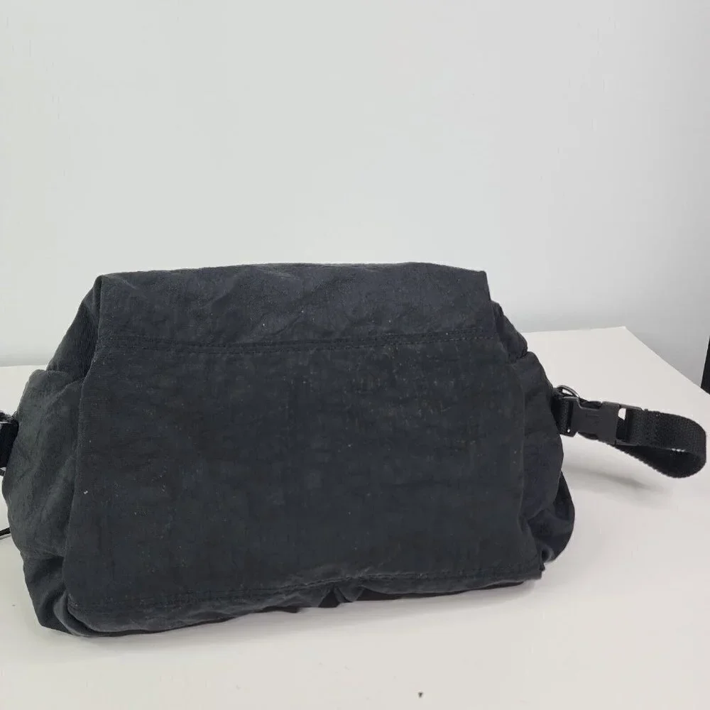 Kipling Baby L‎ Diaper Bag Travel Commuter Briefcase School Black Nylon Black